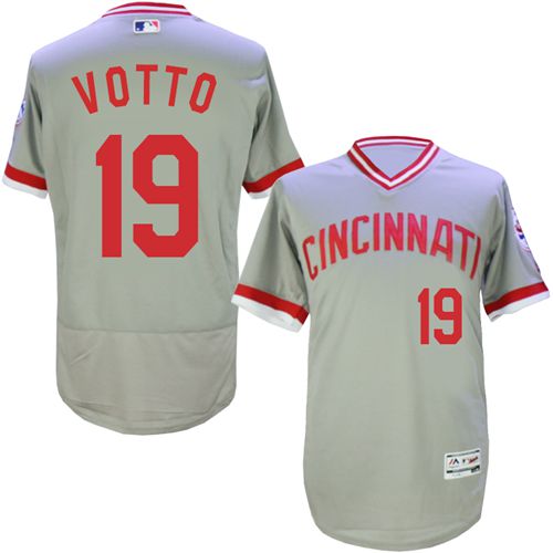 cincinnati reds jersey grey